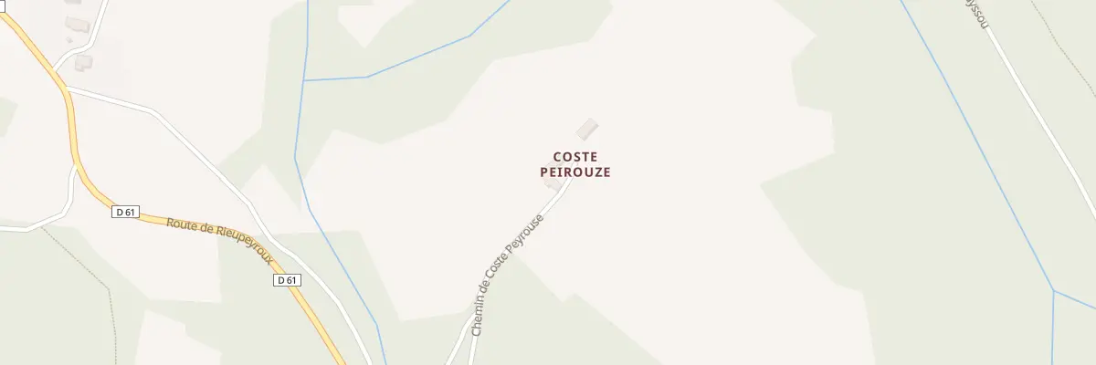 Plan du 5045 Coste Peirouze à Prévinquières