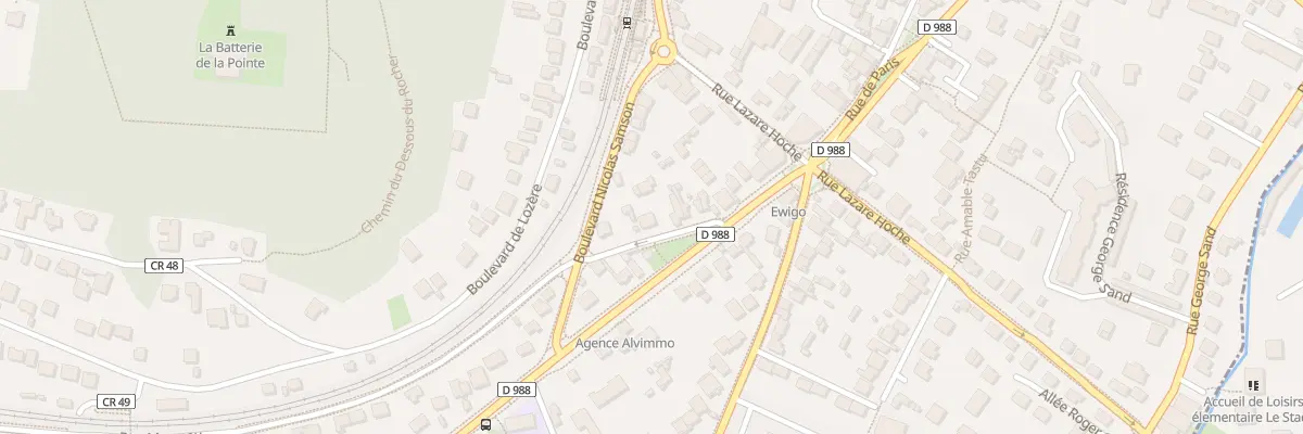 Plan du 10B Rue Marceau à Palaiseau