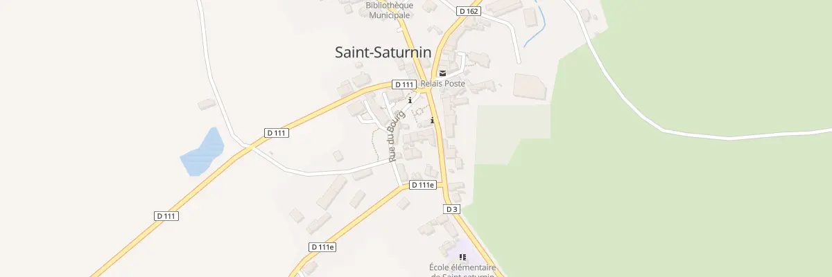 Plan du 5 Rue du Bourg à Saint-Saturnin