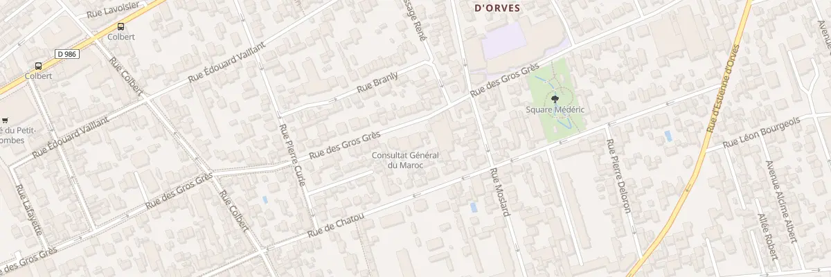 Plan du 85 Rue des Gros Grès à Colombes