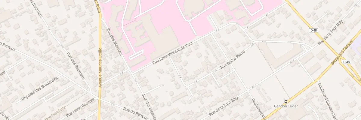 Plan du 48 Rue Blaise Pierre à Argenteuil