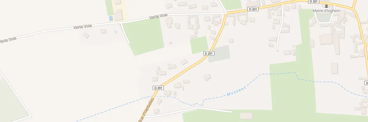 Plan du 445 Rue d’Herbelles à Bellinghem