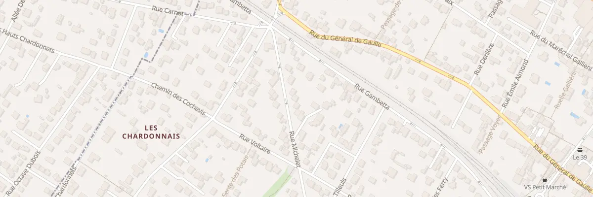 Plan du 92 Rue Michelet à Saint-Leu-la-Forêt