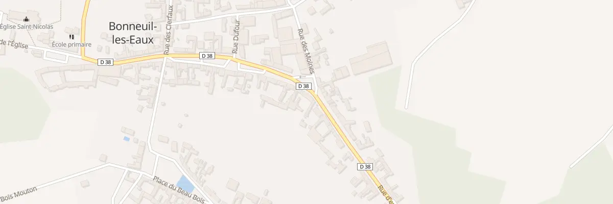 Plan du 30 Rue de la Ville à Bonneuil-les-Eaux
