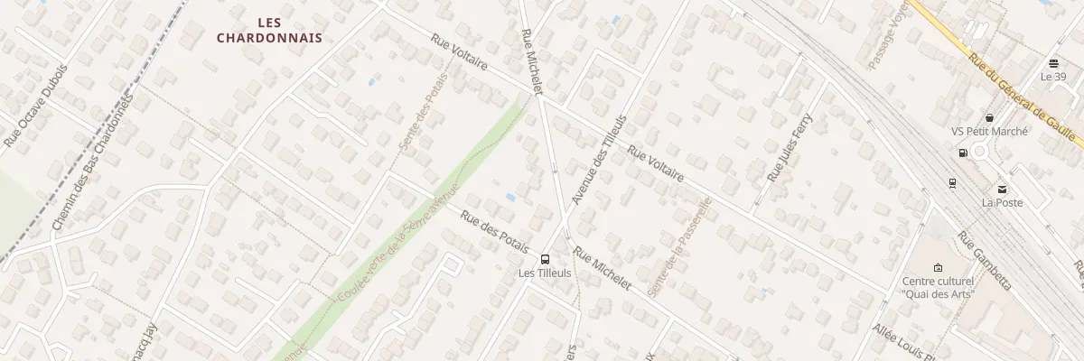 Plan du 77 Rue Michelet à Saint-Leu-la-Forêt