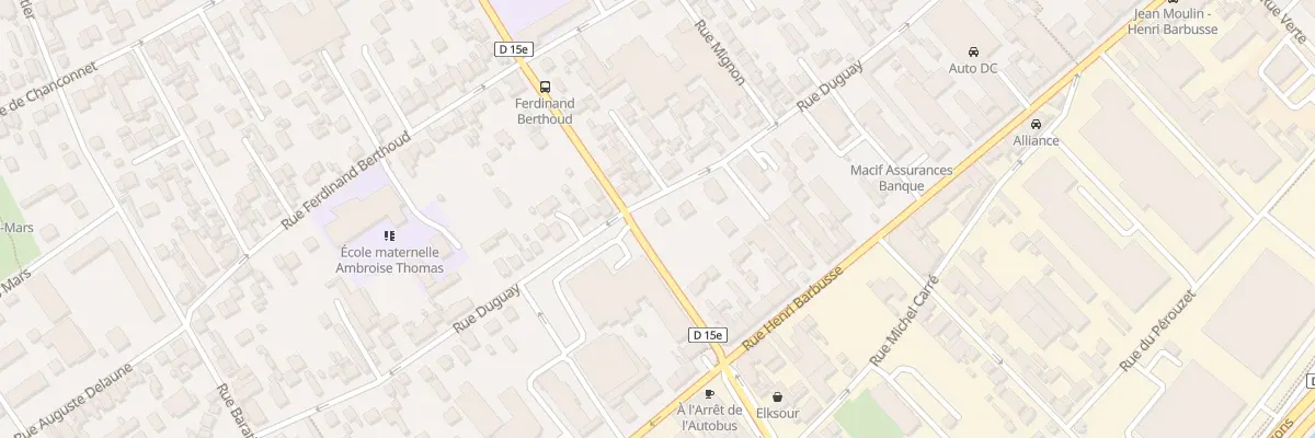Plan du 45 Rue Duguay à Argenteuil