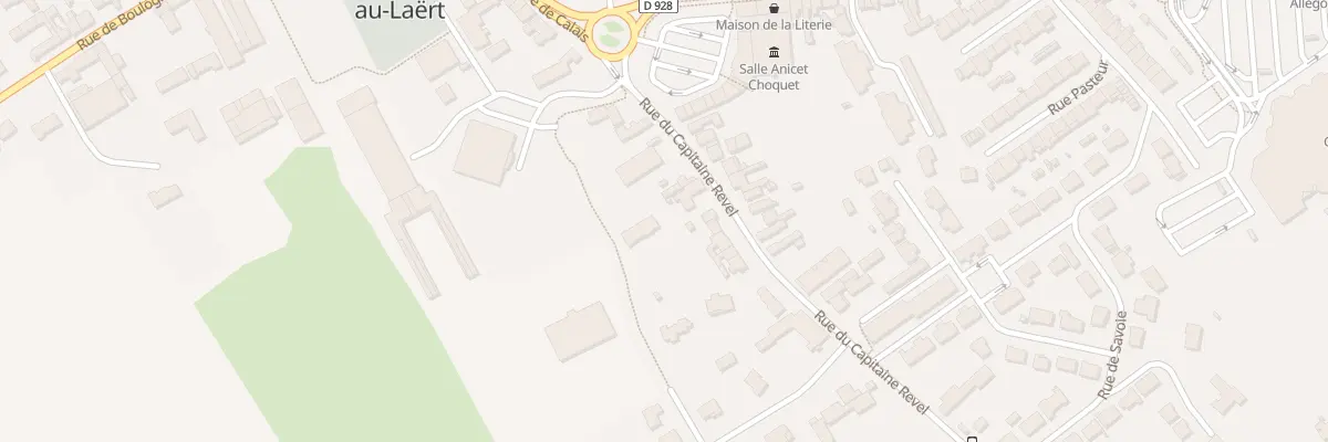 Plan du 22 Rue du Capitaine Revel à Saint-Martin-lez-Tatinghem