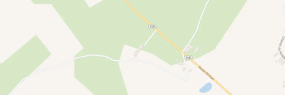 Plan du 2346 Rte d’Orsan à Maisonnais