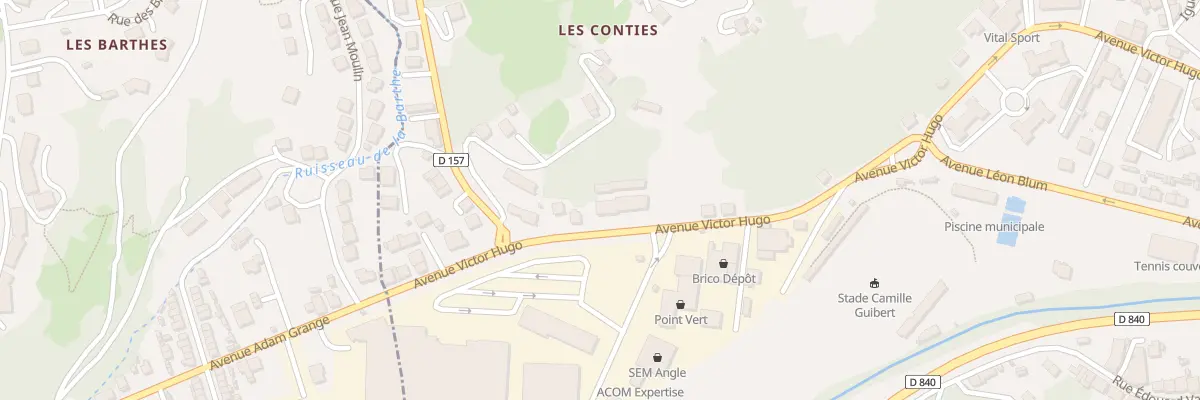 Plan du 44B Av Victor Hugo à Decazeville