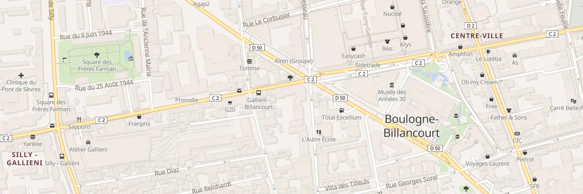 Plan du 149 Rue Gallieni à Boulogne-Billancourt