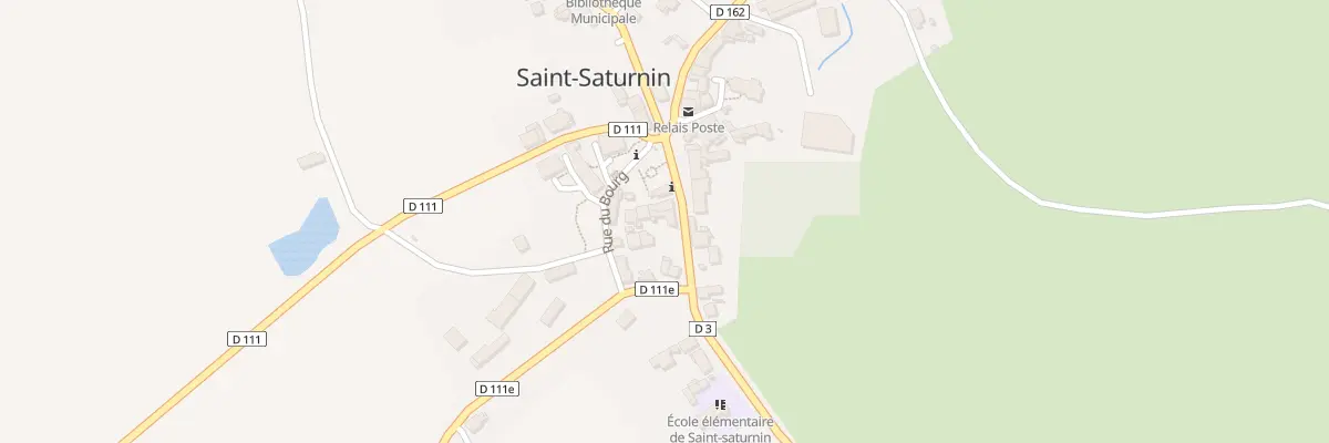 Plan du 4 Rte de Preveranges à Saint-Saturnin