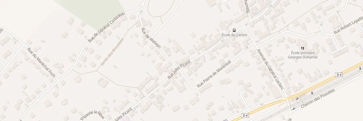 Plan du 18T Rue Jules Picard à Champagne-sur-Oise
