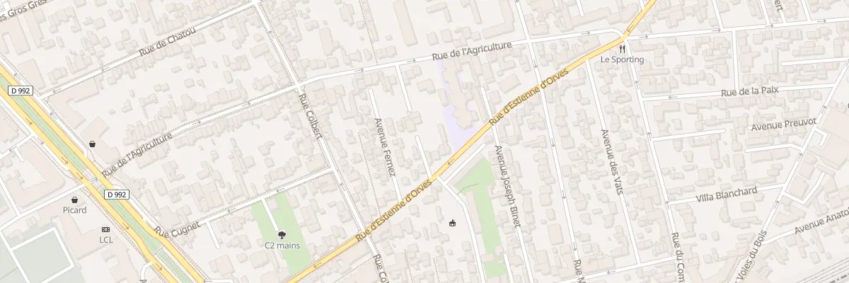 Plan du 300 Rue d’Estienne d’Orves à Colombes