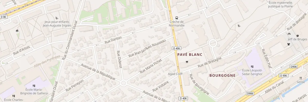 Plan du 9 Rue Jean-jacques Rousseau à Clamart