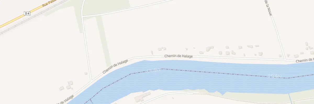 Plan du 317 Che de Halage à Champagne-sur-Oise