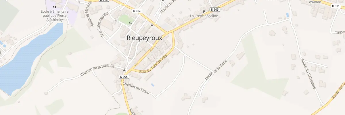 Plan du 28 Rue du Tour de Ville à Rieupeyroux