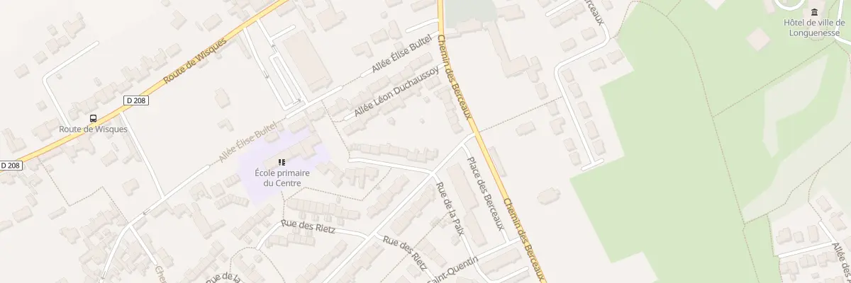Plan du 2 Rue de la Paix à Longuenesse