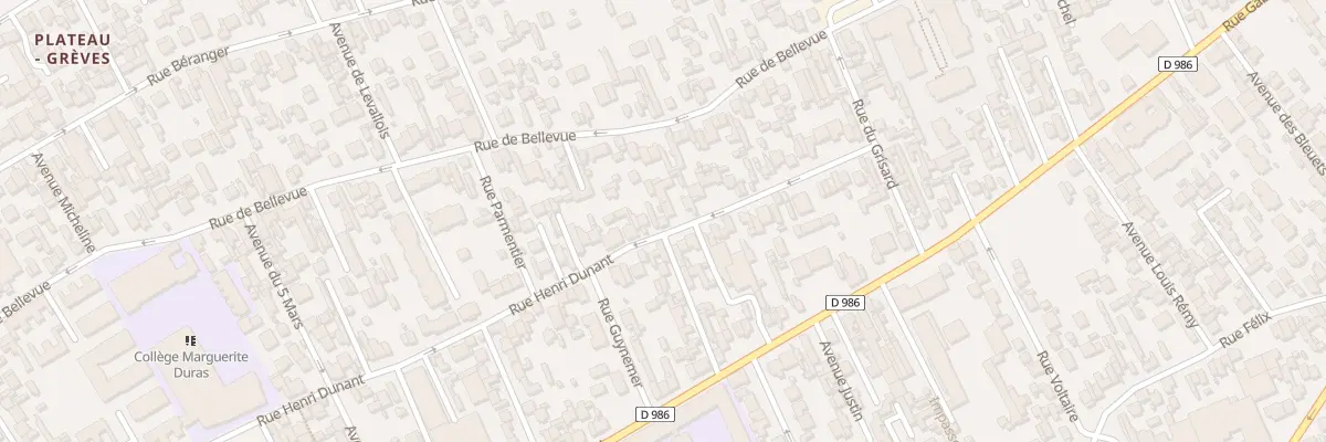 Plan du 42 Rue Henri Dunant à Colombes