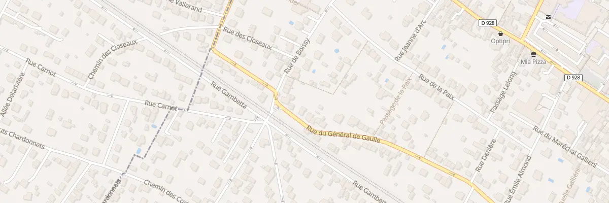 Plan du 170 Rue du Général de Gaulle à Saint-Leu-la-Forêt