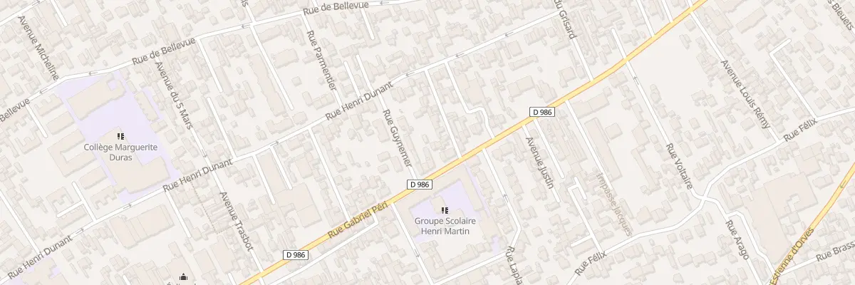 Plan du 256 Rue Gabriel Péri à Colombes