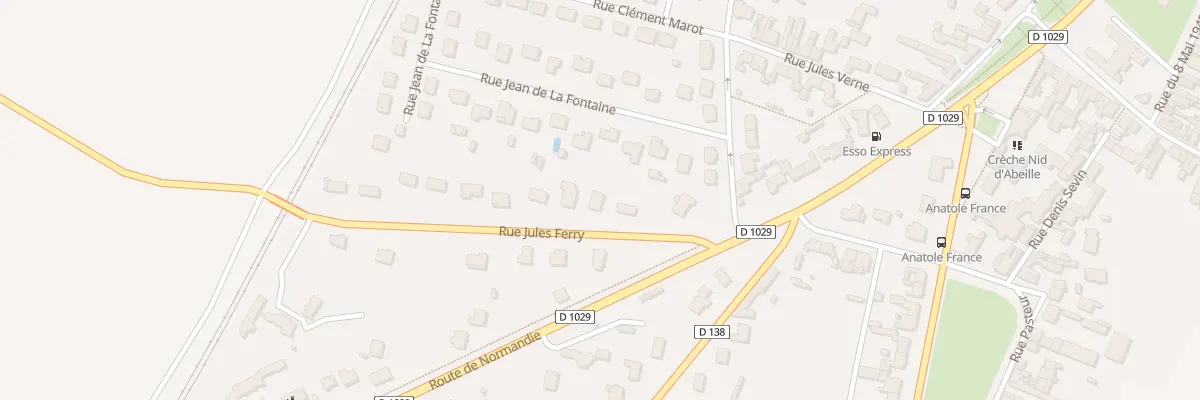 Plan du 4 Rue Jules Ferry à Salouël