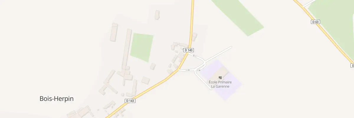 Plan du 8 Gr Grande Rue à Bois-Herpin