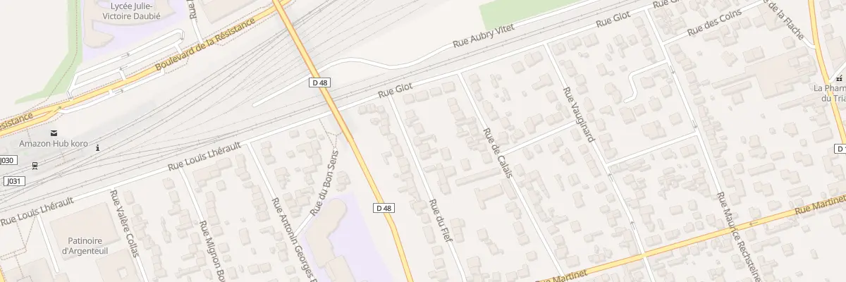 Plan du 40 Rue du Fief à Argenteuil