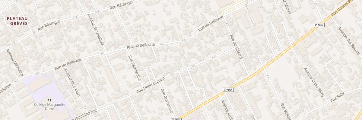 Plan du 38 Rue Henri Dunant à Colombes
