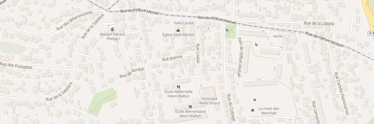 Plan du 3 Rue Jeanne à Palaiseau