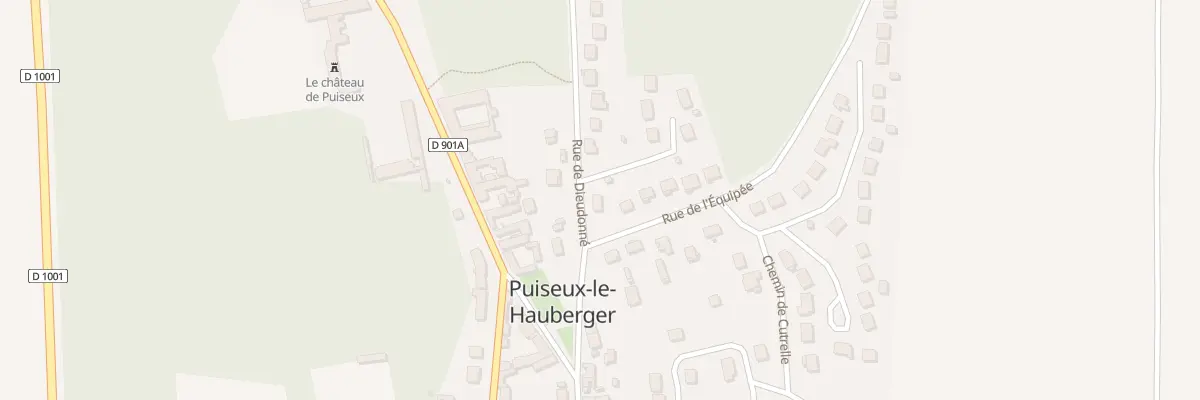 Plan du 2 Rue de Dieudonné à Puiseux-le-Hauberger
