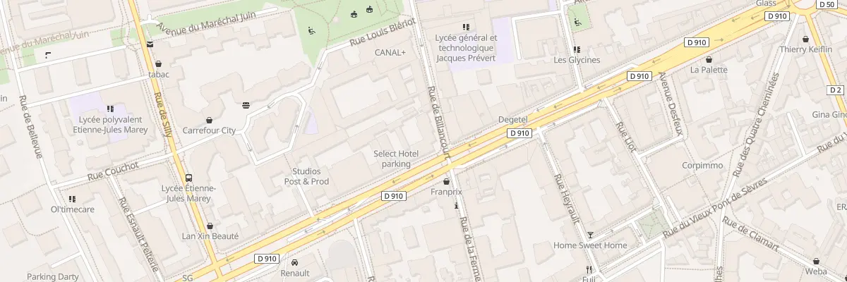 Plan du 184 Rue de Billancourt à Boulogne-Billancourt