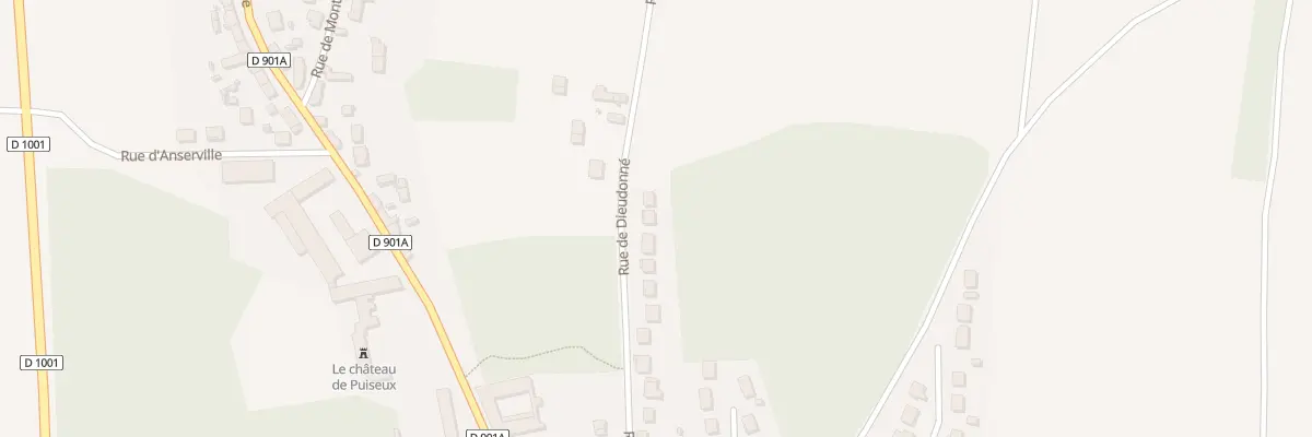 Plan du 22 Rue de Dieudonné à Puiseux-le-Hauberger