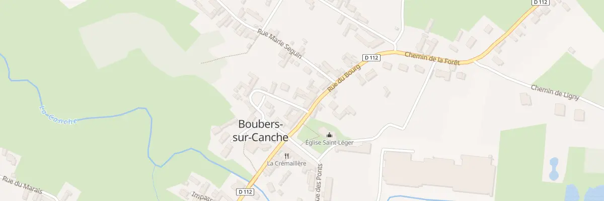 Plan du 25 Rue du Bourg à Boubers-sur-Canche