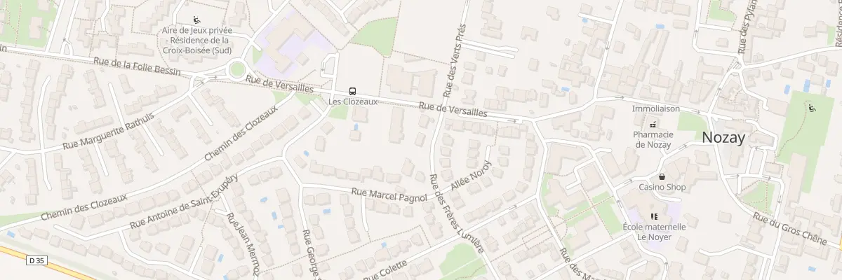 Plan du 52 Rue des Frères Lumière à Nozay