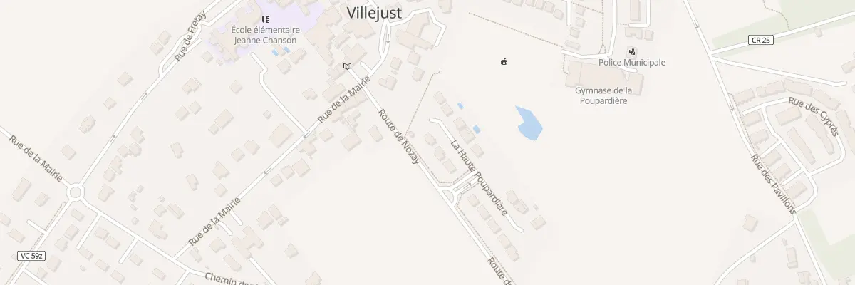 Plan du 3 La Haute Poupardiere à Villejust