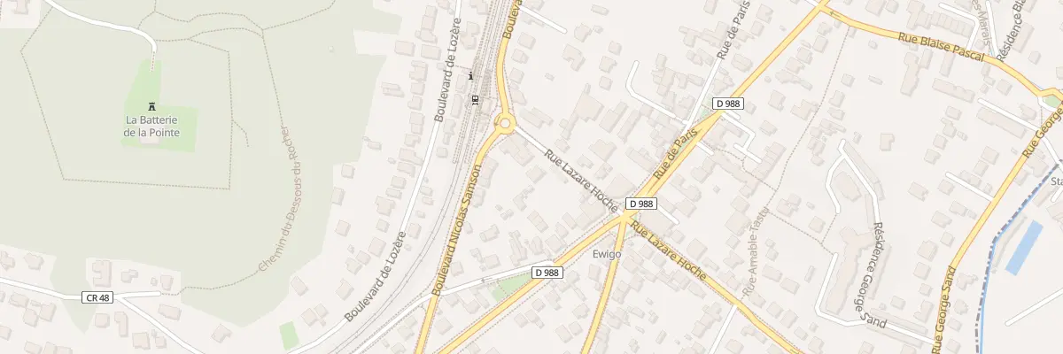 Plan du 4B Rue Lazare Hoche à Palaiseau