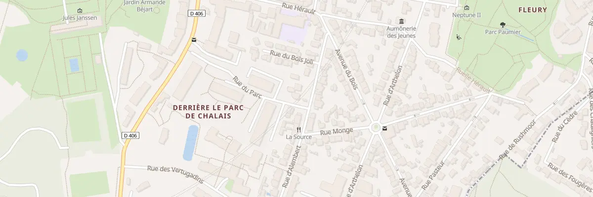 Plan du 16 Rue d’Alembert à Meudon