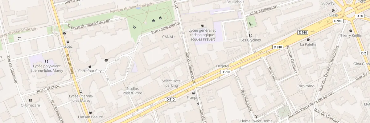 Plan du 182 Rue de Billancourt à Boulogne-Billancourt