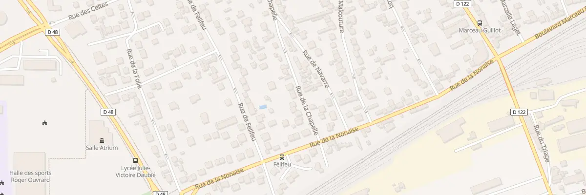 Plan du 9 Rue de la Chapelle à Argenteuil