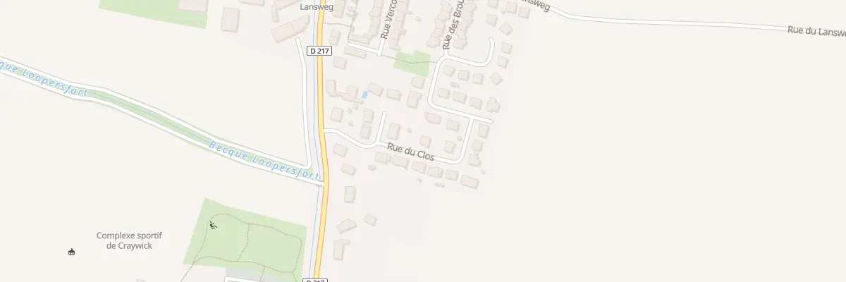 Plan du 112 Rue du Clos à Craywick