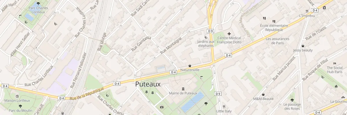 Plan du 6 Rue de Brazza à Puteaux
