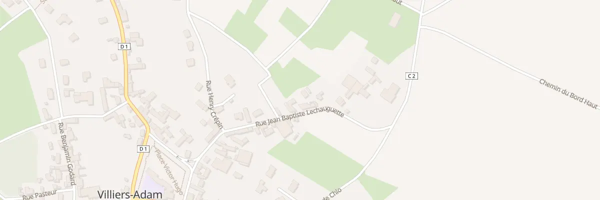 Plan du 16 Rue Jean Baptiste Lechauguette à Villiers-Adam