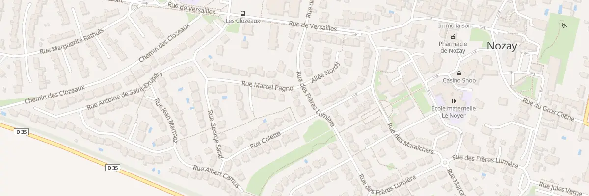 Plan du 48 Rue des Frères Lumière à Nozay