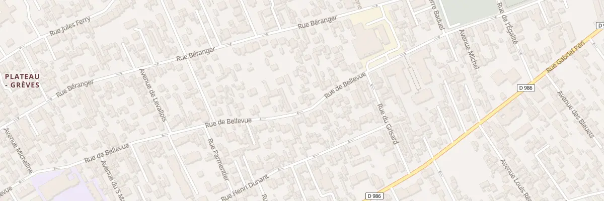 Plan du 62 Rue de Bellevue à Colombes