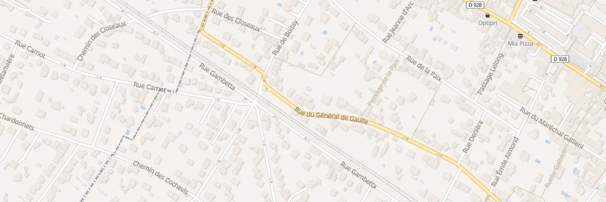Plan du 166 Rue du Général de Gaulle à Saint-Leu-la-Forêt