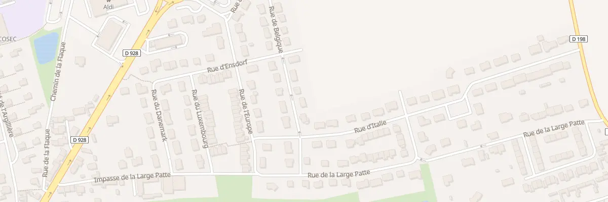 Plan du 19 Rue de Belgique à Wizernes
