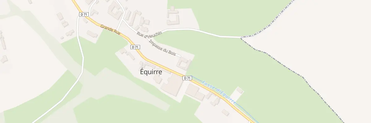 Plan du 76 Rue des Courbieres à Équirre