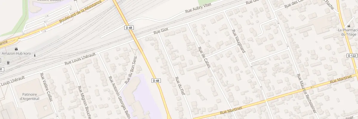 Plan du 36 Rue du Fief à Argenteuil
