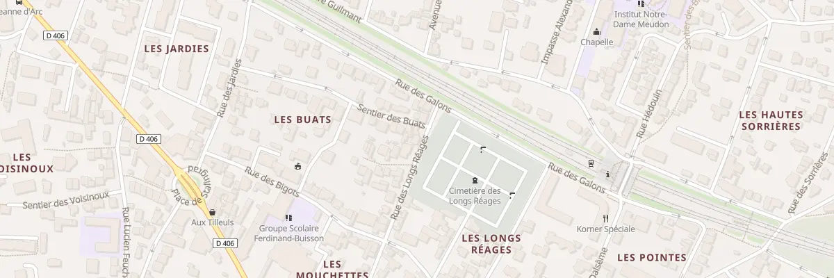 Plan du 47 Rue des Longs Réages à Meudon