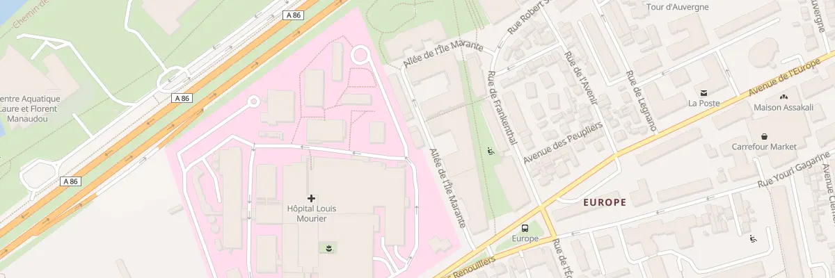 Plan du 2 All de l’Ile Marante à Colombes